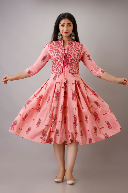 Anam jaipuri Exclusive Designer Dress in Pink