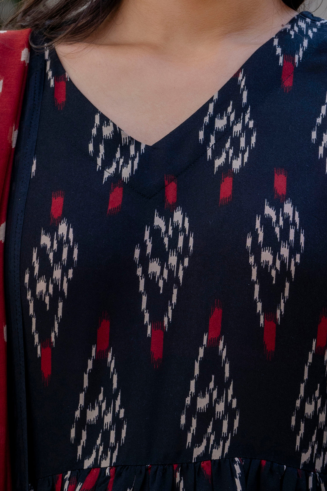 Anam Ethnic Set Women Printed Anarkali Kurta and Pant set with Dupatta