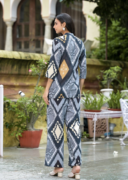 Anam Ethnic Set Printed Traditional Co-ord Set