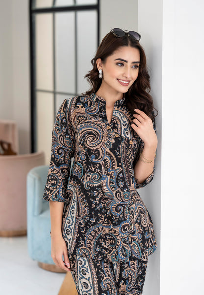 Anam Ethnic Set Women Printed Co-ord Set