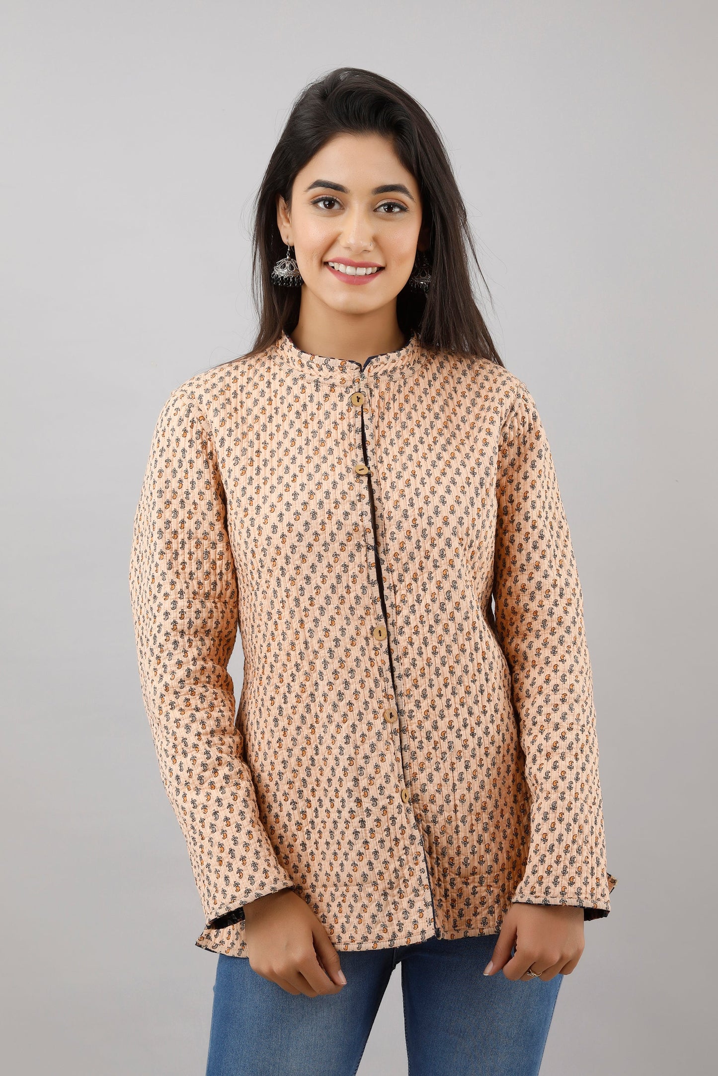 Anam jaipuri  Reversible Woolen Jacket For Women