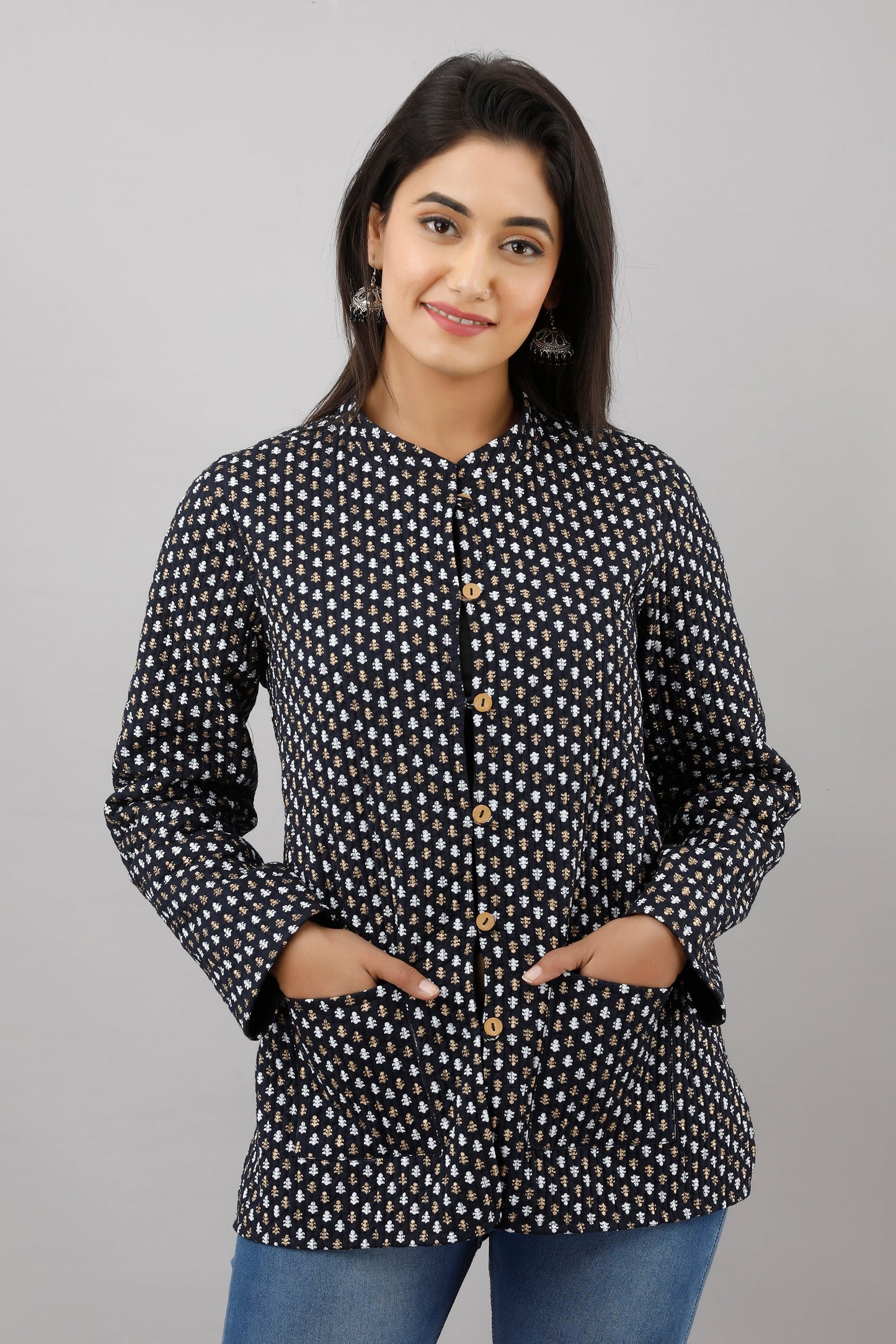 Anam jaipuri  Reversible Woolen Jacket