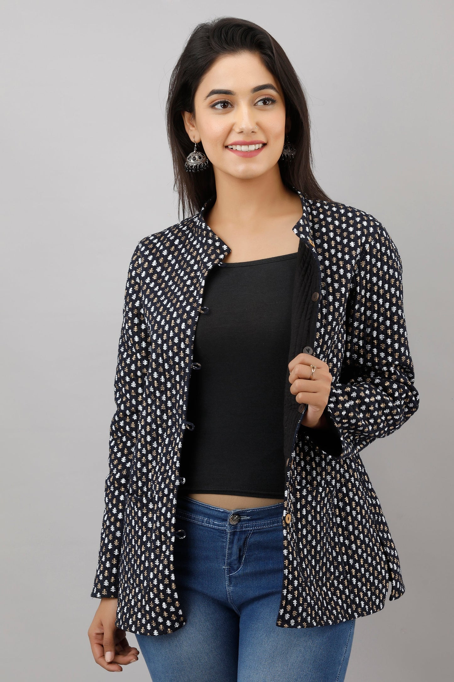 Anam jaipuri  Reversible Woolen Jacket