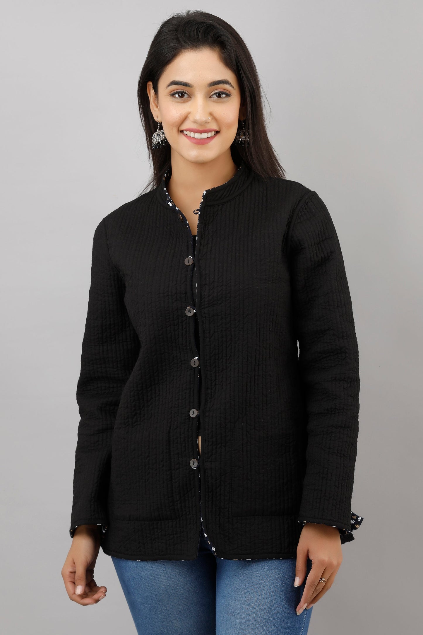 Anam jaipuri  Reversible Woolen Jacket