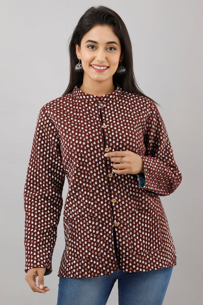 Anam jaipuri  Reversible Woolen Jacket For Women