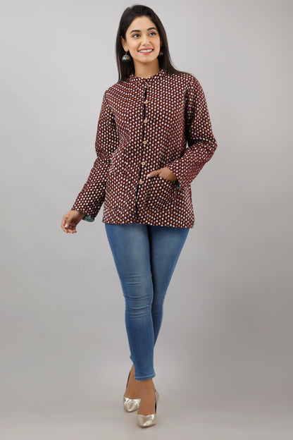 Anam jaipuri  Reversible Woolen Jacket For Women