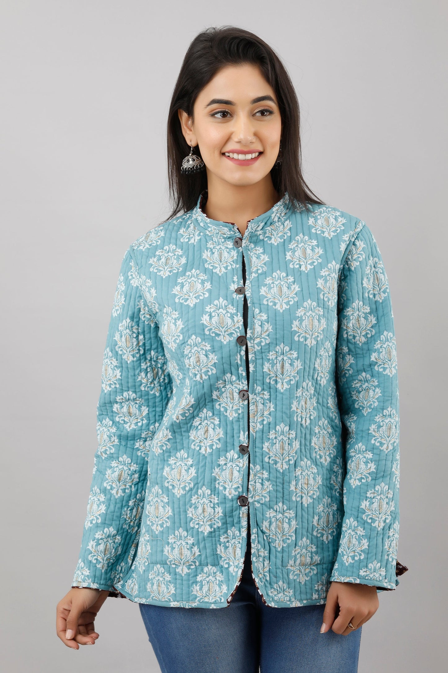 Anam jaipuri  Reversible Woolen Jacket For Women