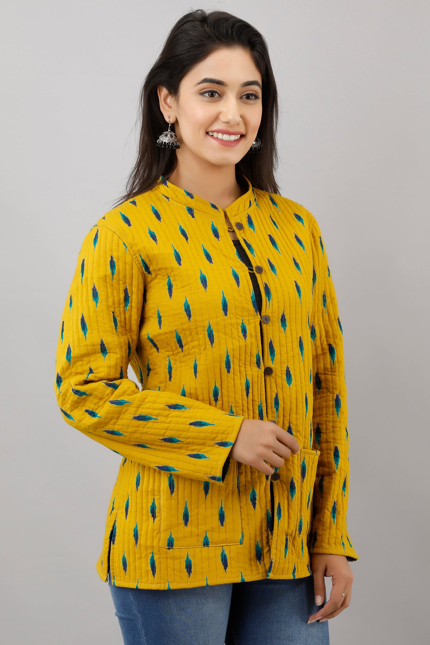 Anam jaipuri  Reversible Woolen Jacket For Women