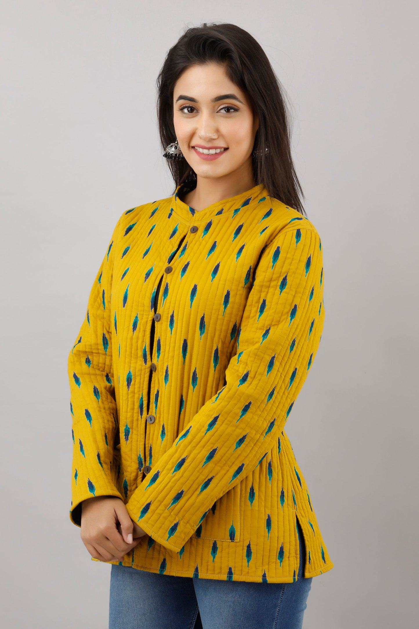 Anam jaipuri  Reversible Woolen Jacket For Women