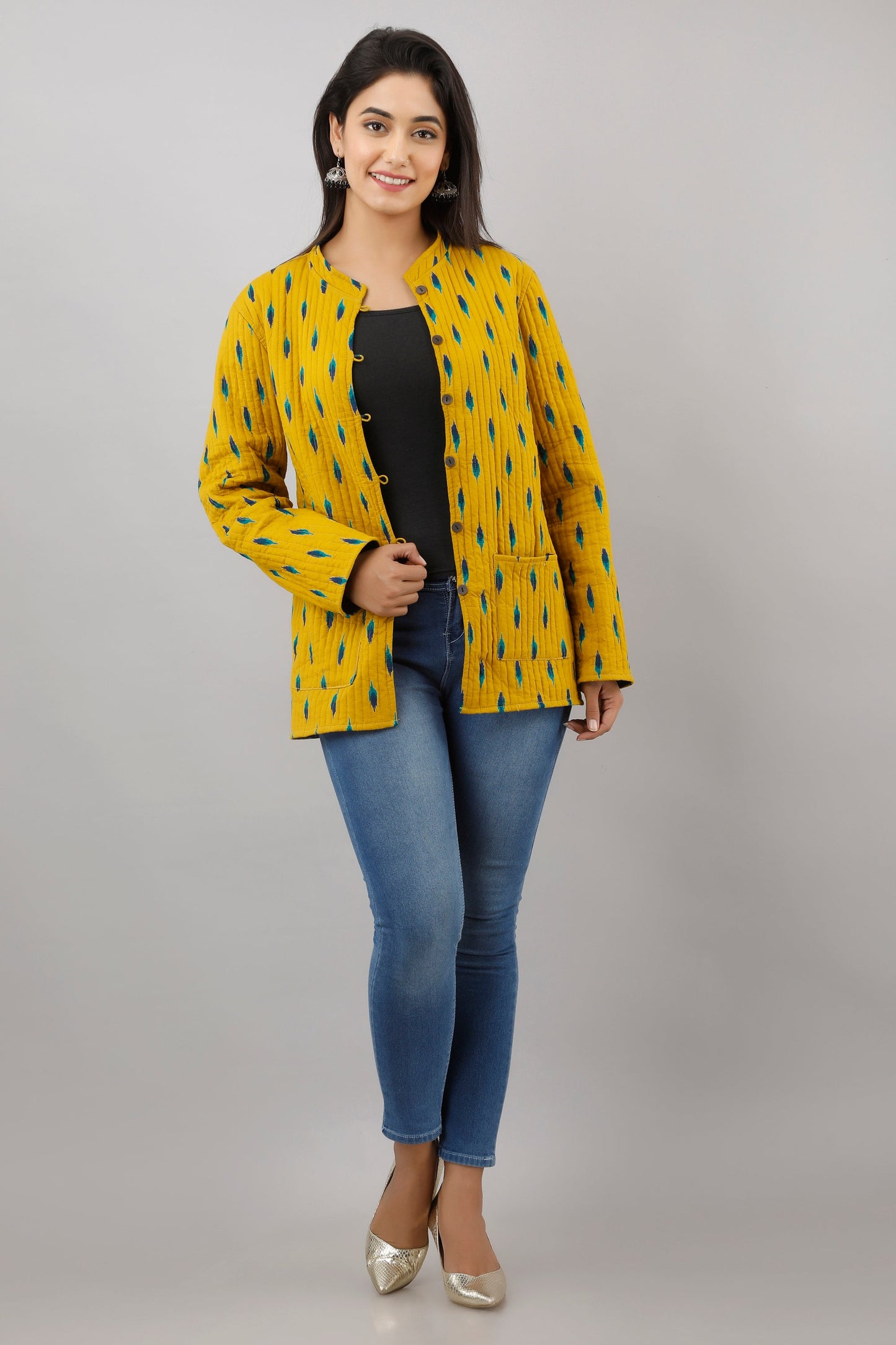 Anam jaipuri  Reversible Woolen Jacket For Women