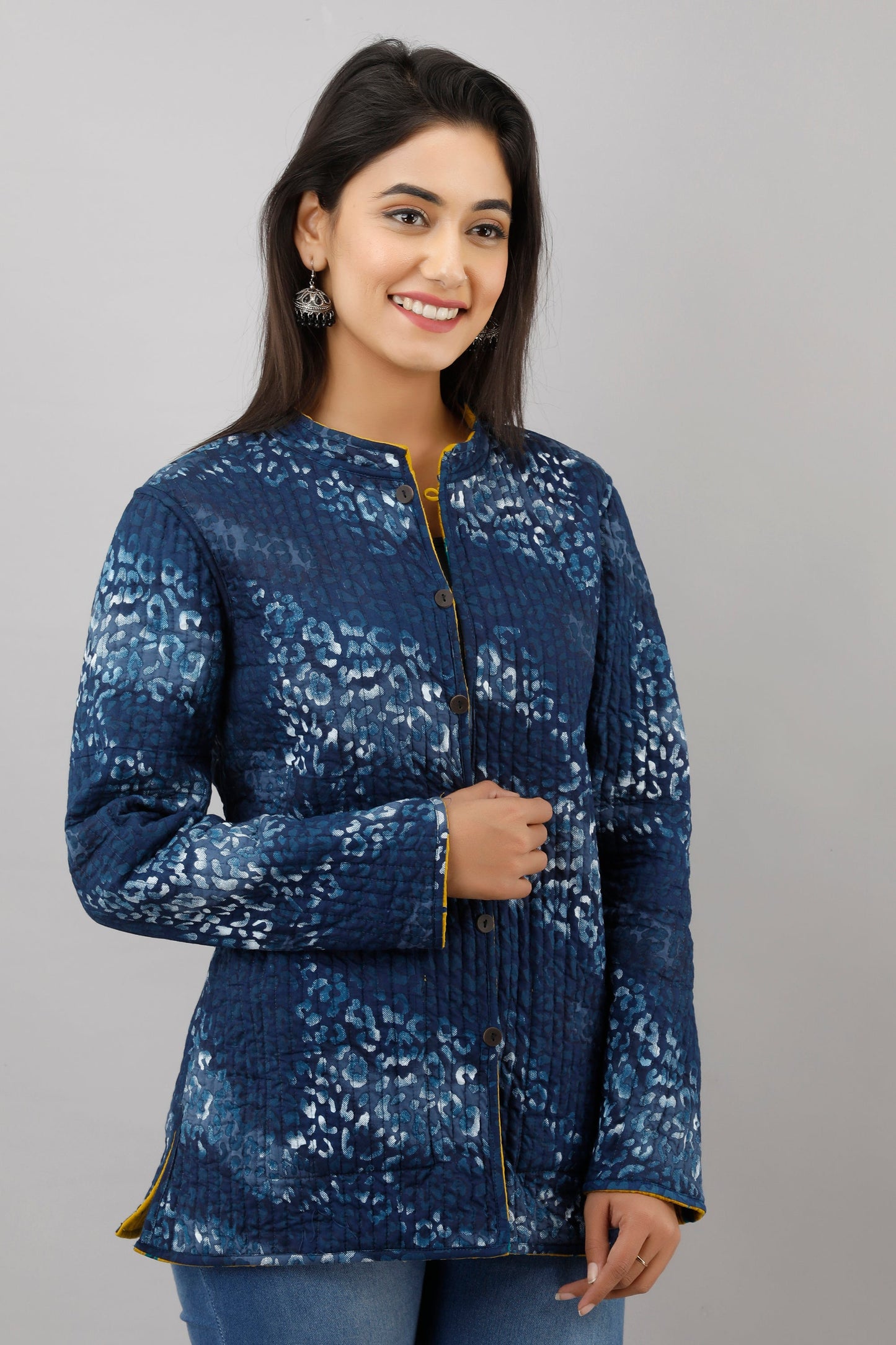 Anam jaipuri  Reversible Woolen Jacket For Women