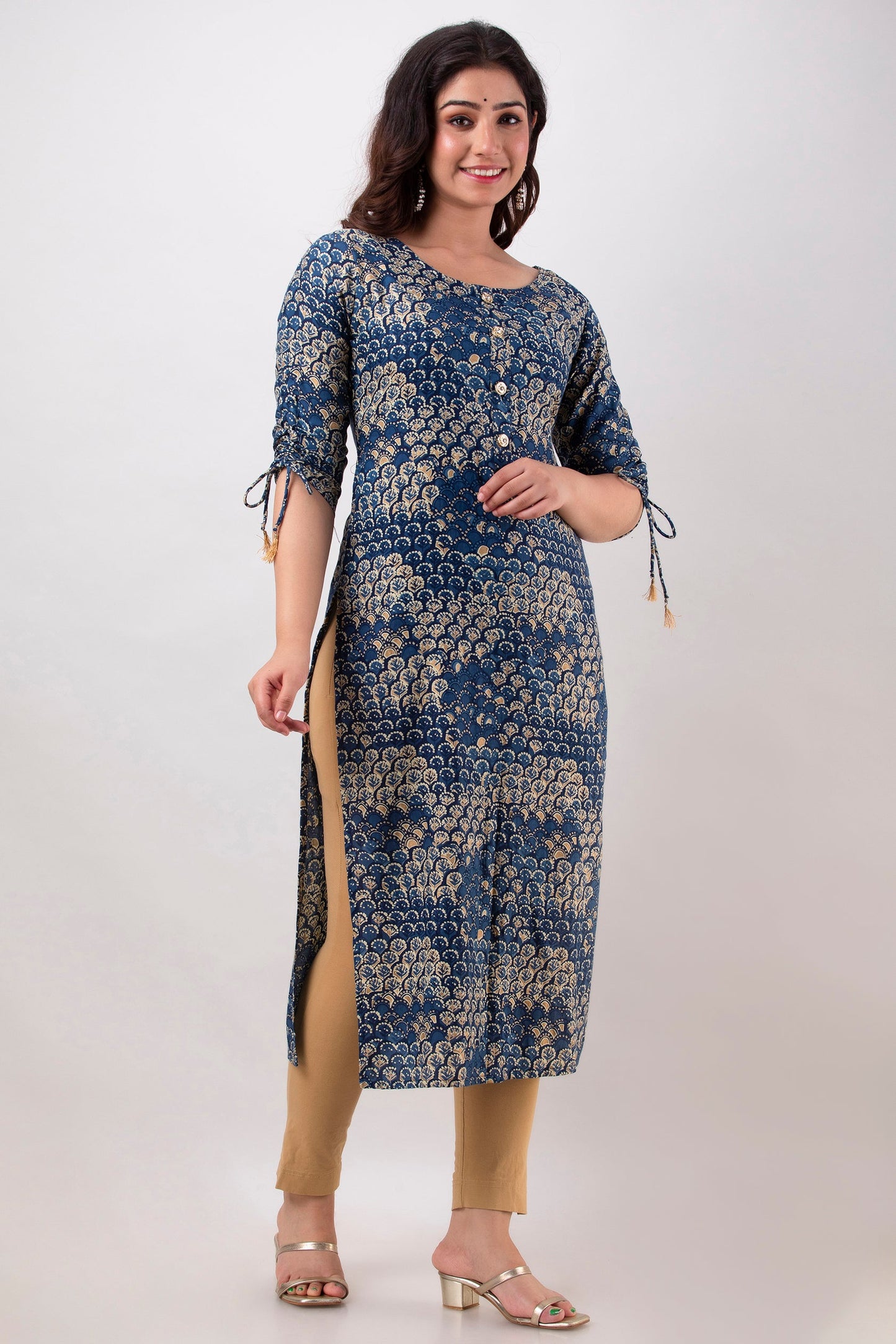 Anam jaipuri Stylish Straight Kurta in Blue