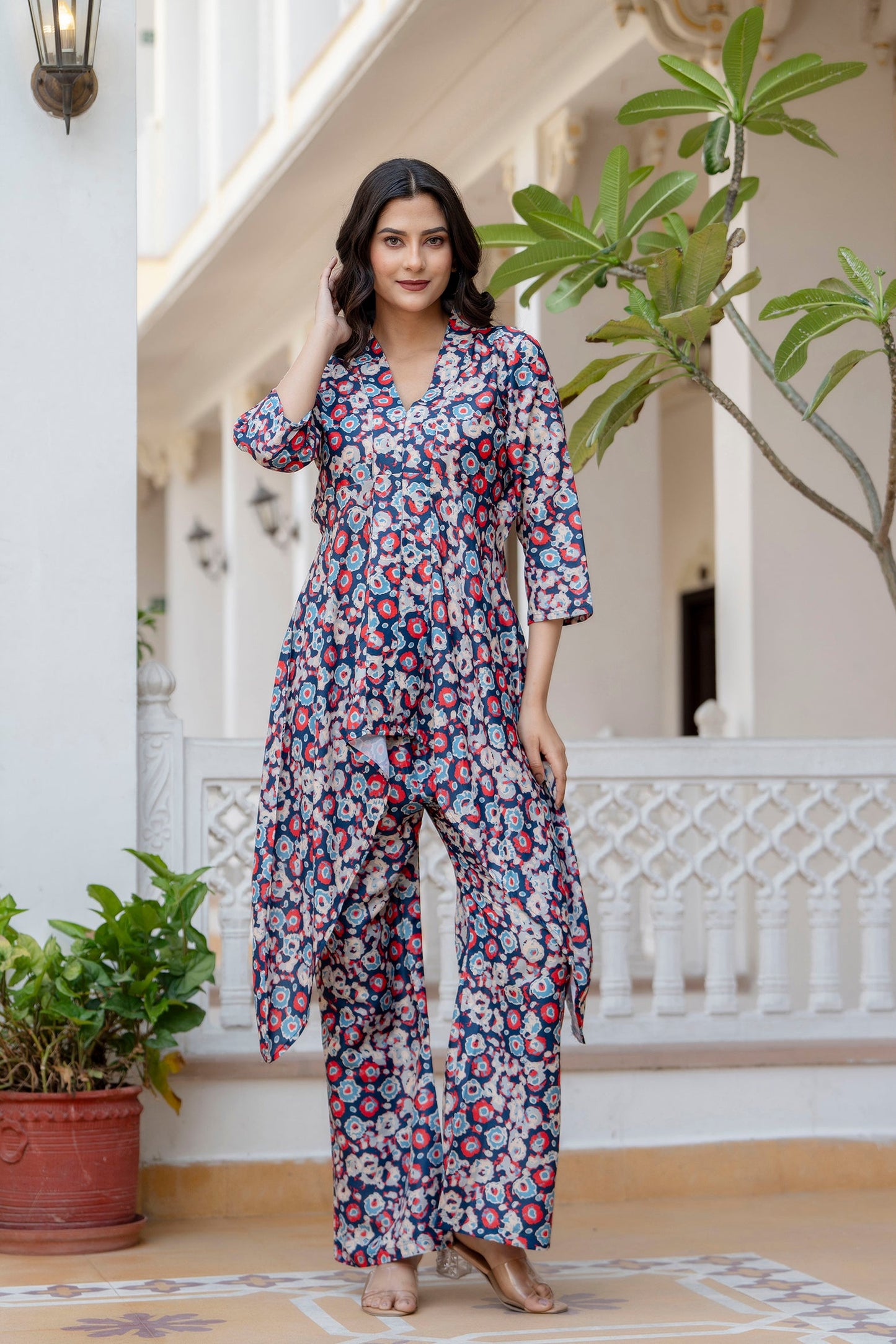 Anam jaipuri Elegant Asymmetrical Co-Ord Set