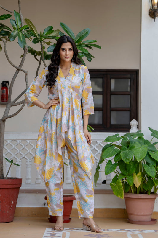 Anam jaipuri Beautiful Asymmetrical Co-ord Set