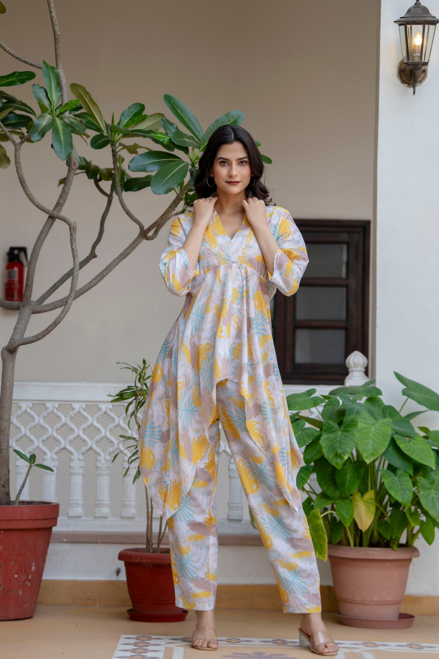 Anam jaipuri Beautiful Asymmetrical Co-ord Set