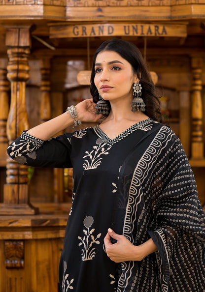 Anam Ethnic Set Women Printed Kurta and Pant set With Dupatta