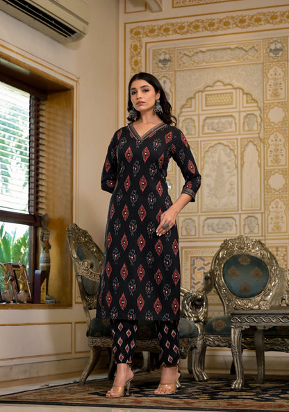 Anam Ethnic Set Women Embroidery Kurta and Pant Set With Dupatta