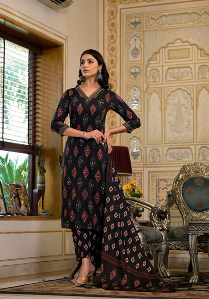 Anam Ethnic Set Women Embroidery Kurta and Pant Set With Dupatta