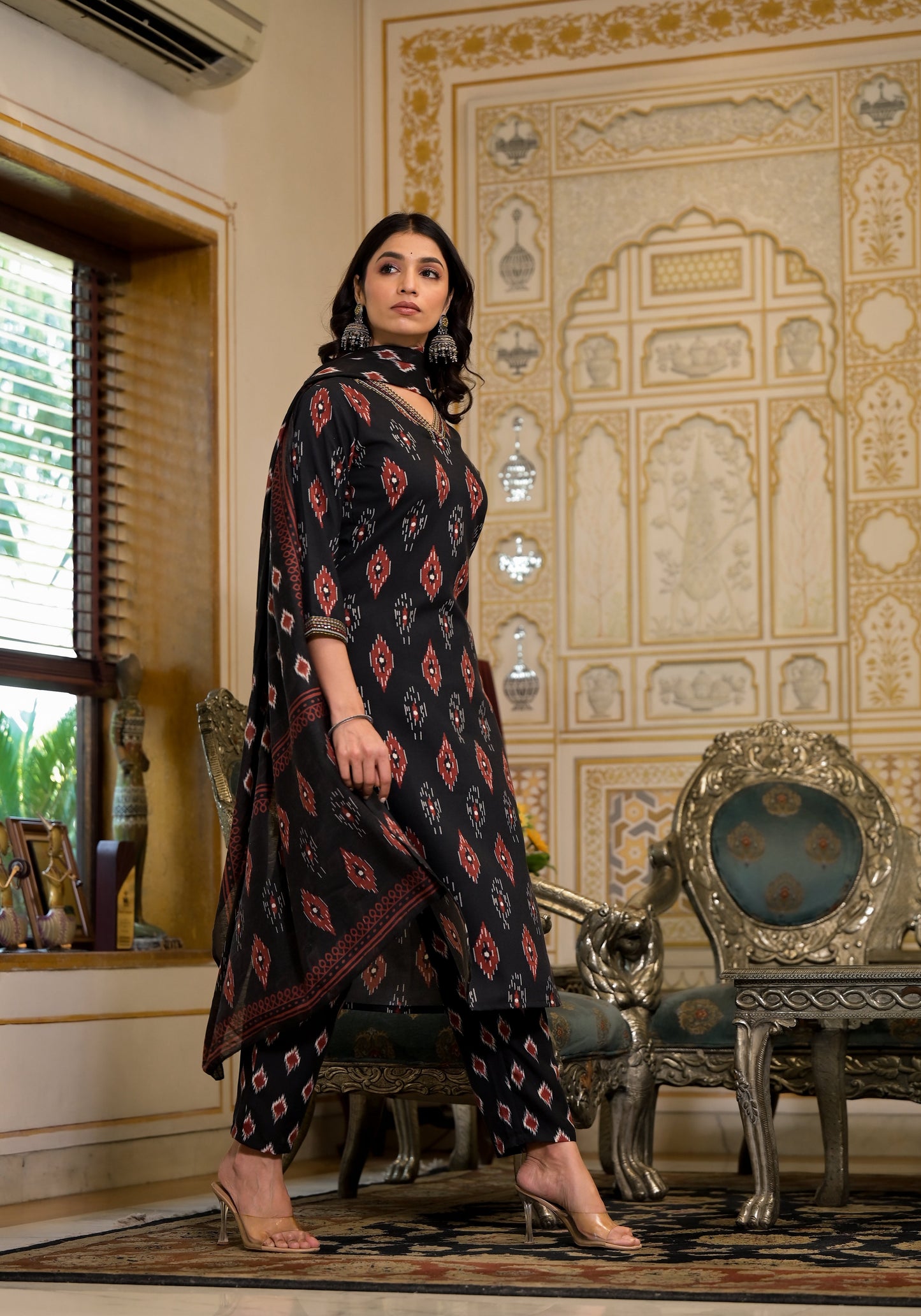 Anam Ethnic Set Women Embroidery Kurta and Pant Set With Dupatta