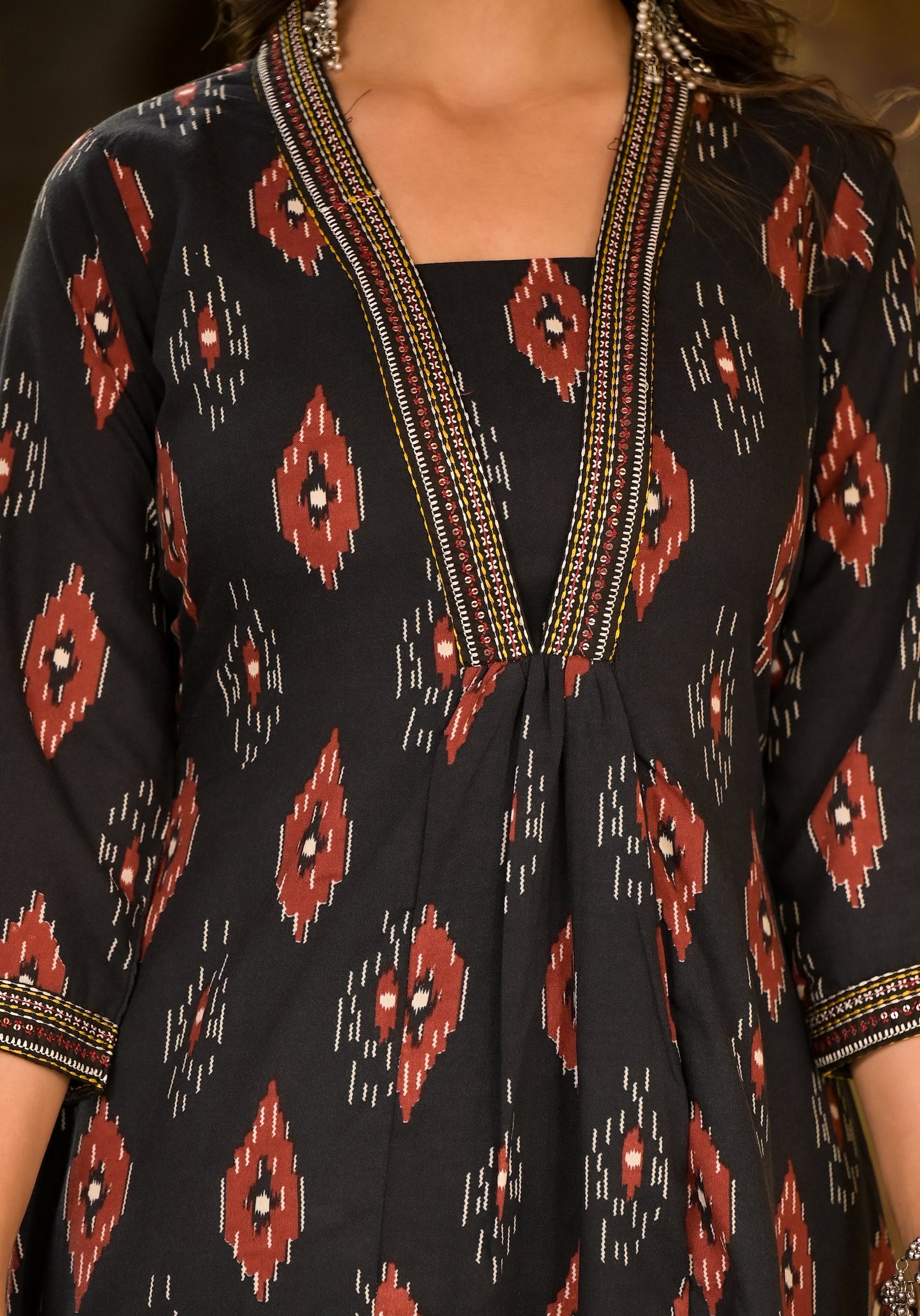 Anam Ethnic Set Women Embroidery Kurta and Pant set With Dupatta